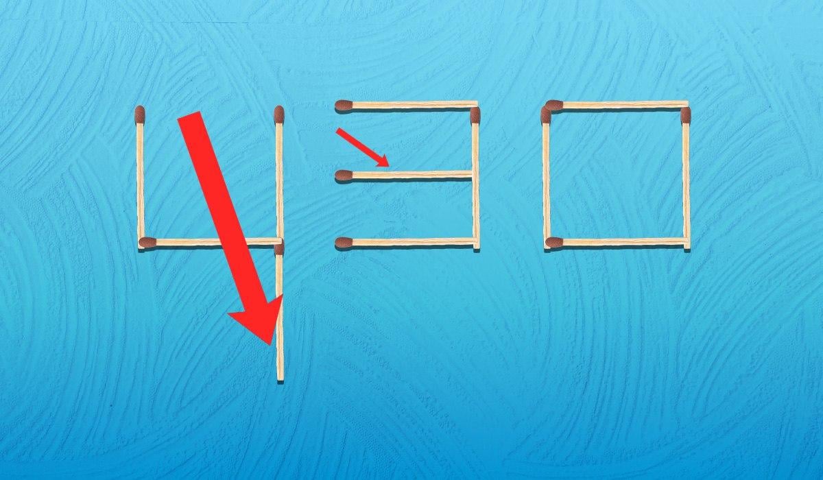 Du behöver bara flytta 2 tändstickor för att visa att klockan är halv sex: ett svårt IQ-test