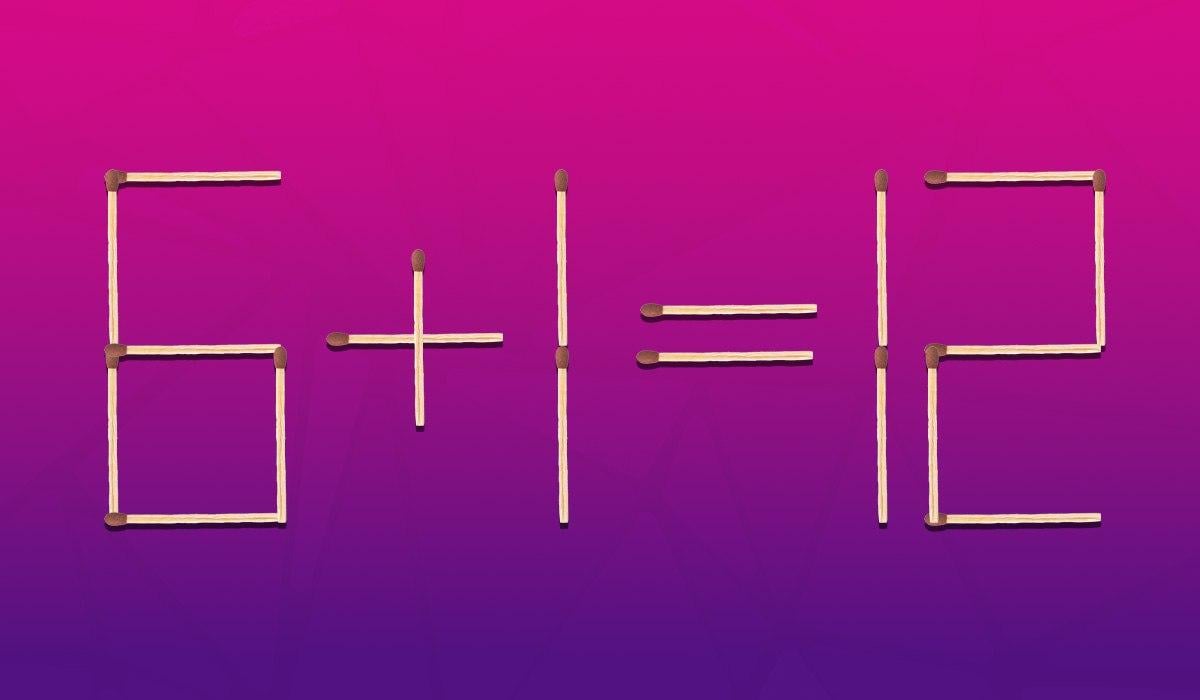 Rätta till ett misstag genom att flytta endast en tändsticka: ett IQ-test