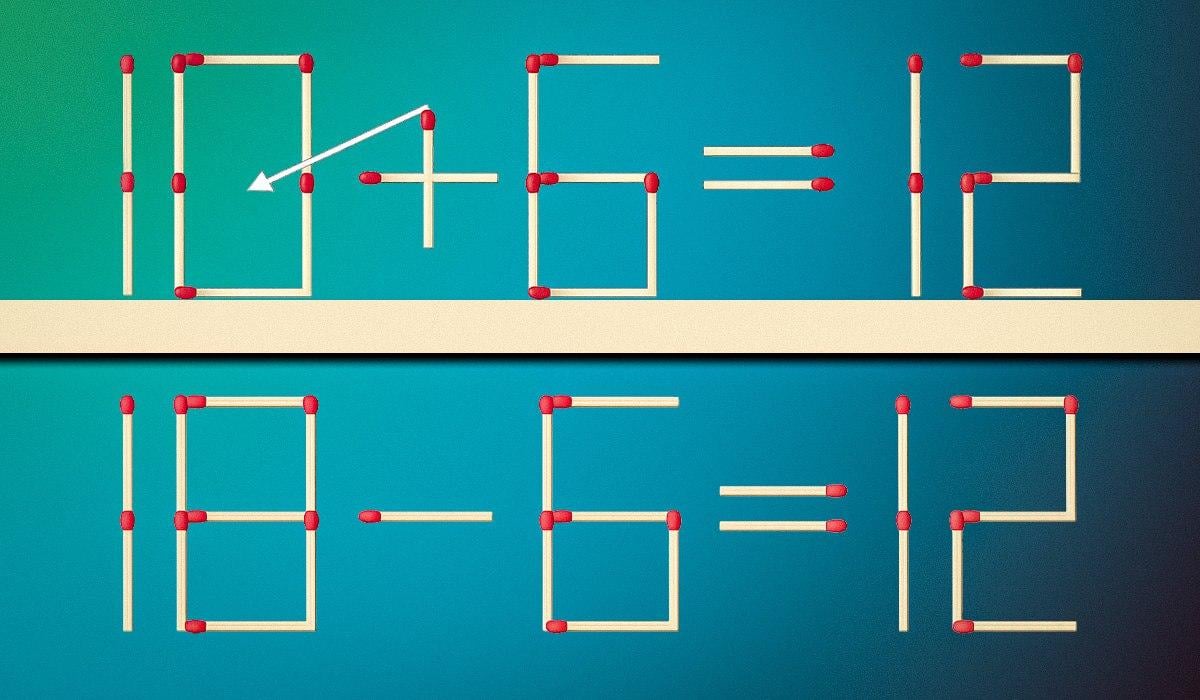 Du behöver bara dra en matchning för att jämvikten ska bli korrekt: ett pussel för genier