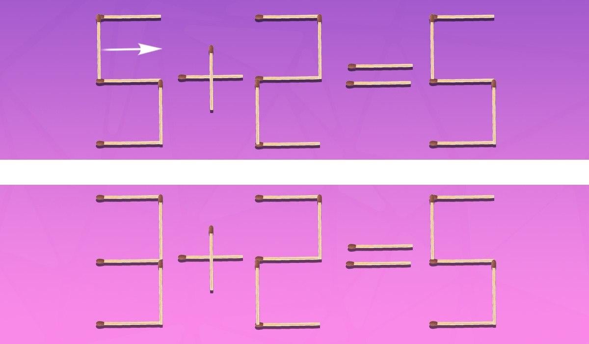 Vilken av de 19 tändstickorna måste flyttas för att likheten ska bli korrekt: IQ-test