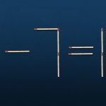 Ett pussel för genier: du behöver bara flytta en tändsticka