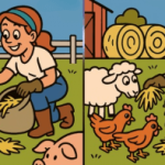 IQ-test: hitta 3 skillnader i en bild av en kvinna