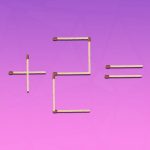 Vilken av de 19 tändstickorna måste flyttas för att likheten ska vara korrekt: ett IQ-test Vilken av de 19 tändstickorna måste flyttas för att likheten